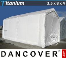 Zelthalle Titanium 3,5x8x3x4m, Weiß